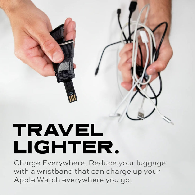 Řemínek s nabíječkou pro Apple Watch Statik Turboband 2v1 Strap & Charger - střední - iSTYLE CZ