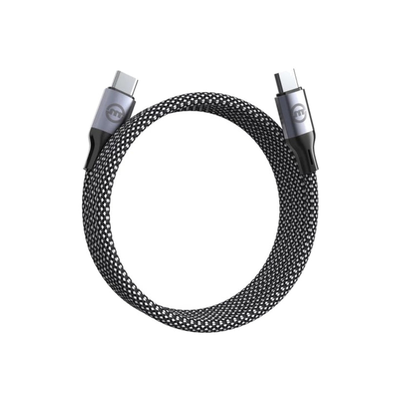 Magnetický kabel USB-C na USB-C Mobile Origin 1m - černý - iSTYLE CZ