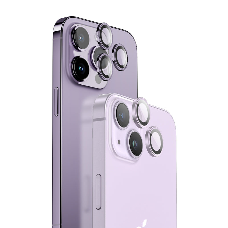 Safírové sklo na čočky pro iPhone 14 Pro / Pro Max Blueo - černé - iSTYLE CZ