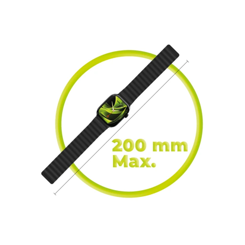 Řemínek pro Apple Watch 42/44/45/49 mm Mobile Magnetic Strap II - černý - iSTYLE CZ