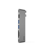 Hliníkový 8K HUB 7v1 s konektorem USB-C iSTYLE - vesmírně šedý - iSTYLE CZ
