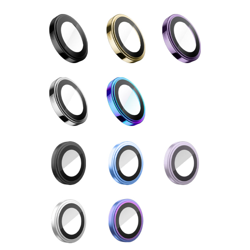 Safírové sklo na čočky pro iPhone 14 Pro / Pro Max Blueo - černé - iSTYLE CZ