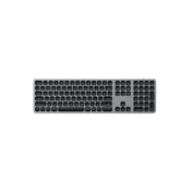 Hliníková bezdrátová Bluetooth klávesnice pro Mac Satechi (americká) - vesmírně šedá - iSTYLE CZ
