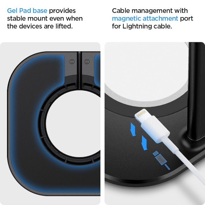 Stojánek pro AirPods Max Spigen MagSafe Charger Stand - černý - iSTYLE CZ