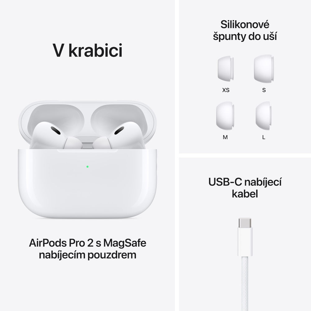 AirPods Pro (2. generace) s MagSafe pouzdrem (USB‑C) (otevřený) - iSTYLE CZ