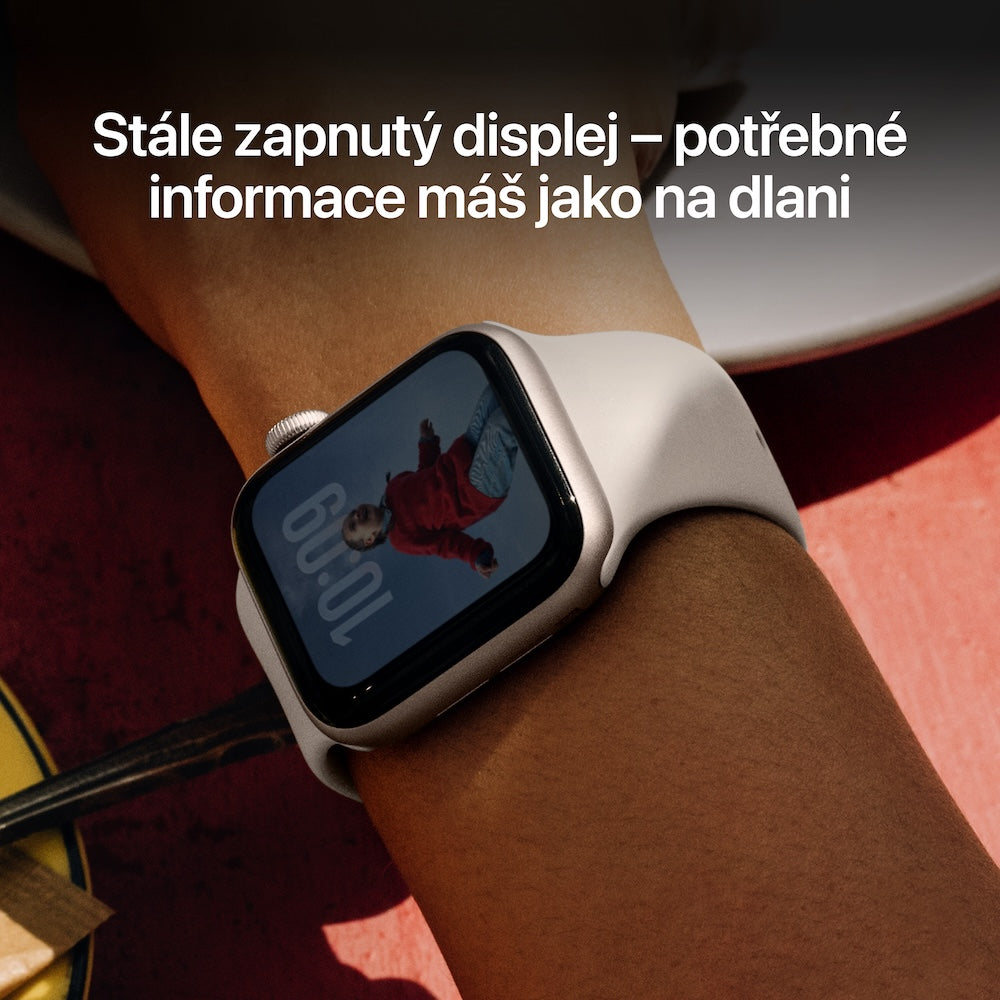 Apple Watch SE 3 GPS 40mm temně inkoustové hliníkové pouzdro s temně inkoustovým sportovním řemínkem - S/M - iSTYLE CZ