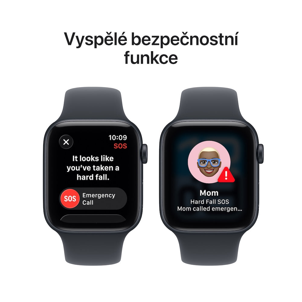 Apple Watch SE 3 GPS 40mm temně inkoustové hliníkové pouzdro s temně inkoustovým sportovním řemínkem - S/M - iSTYLE CZ