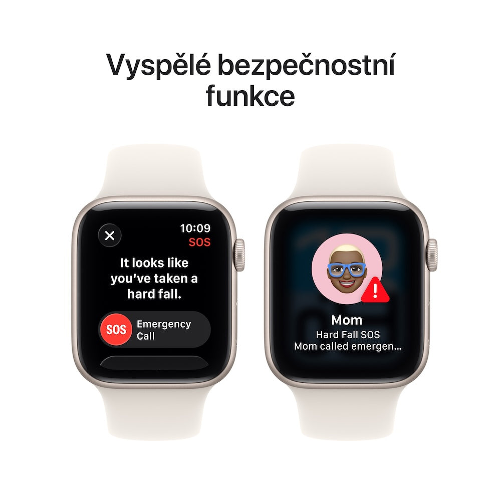 Apple Watch SE 3 GPS 40mm hvězdně bílé hliníkové pouzdro s hvězdně bílým sportovním řemínkem - S/M - iSTYLE CZ