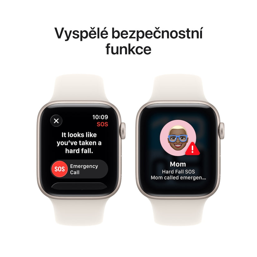 Apple Watch SE 3 GPS 40mm hvězdně bílé hliníkové pouzdro s hvězdně bílým sportovním řemínkem - S/M - iSTYLE CZ