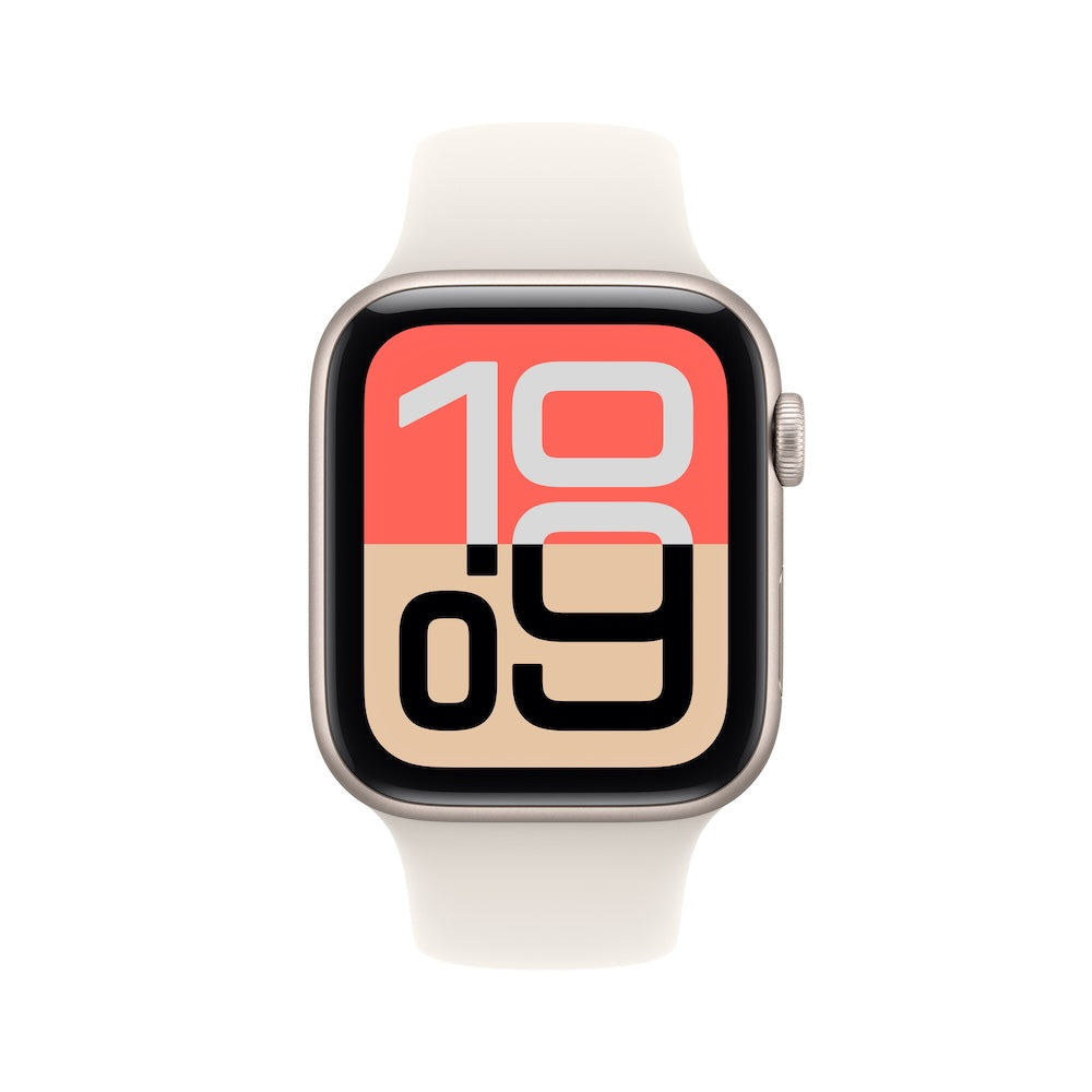 Apple Watch SE 3 GPS + Cellular 40mm hvězdně bílé hliníkové pouzdro s hvězdně bílým sportovním řemínkem - S/M - iSTYLE CZ