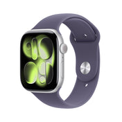 Apple Watch Series 11 GPS 42mm stříbrné hliníkové pouzdro s mlžně fialovým sportovním řemínkem - S/M - iSTYLE CZ