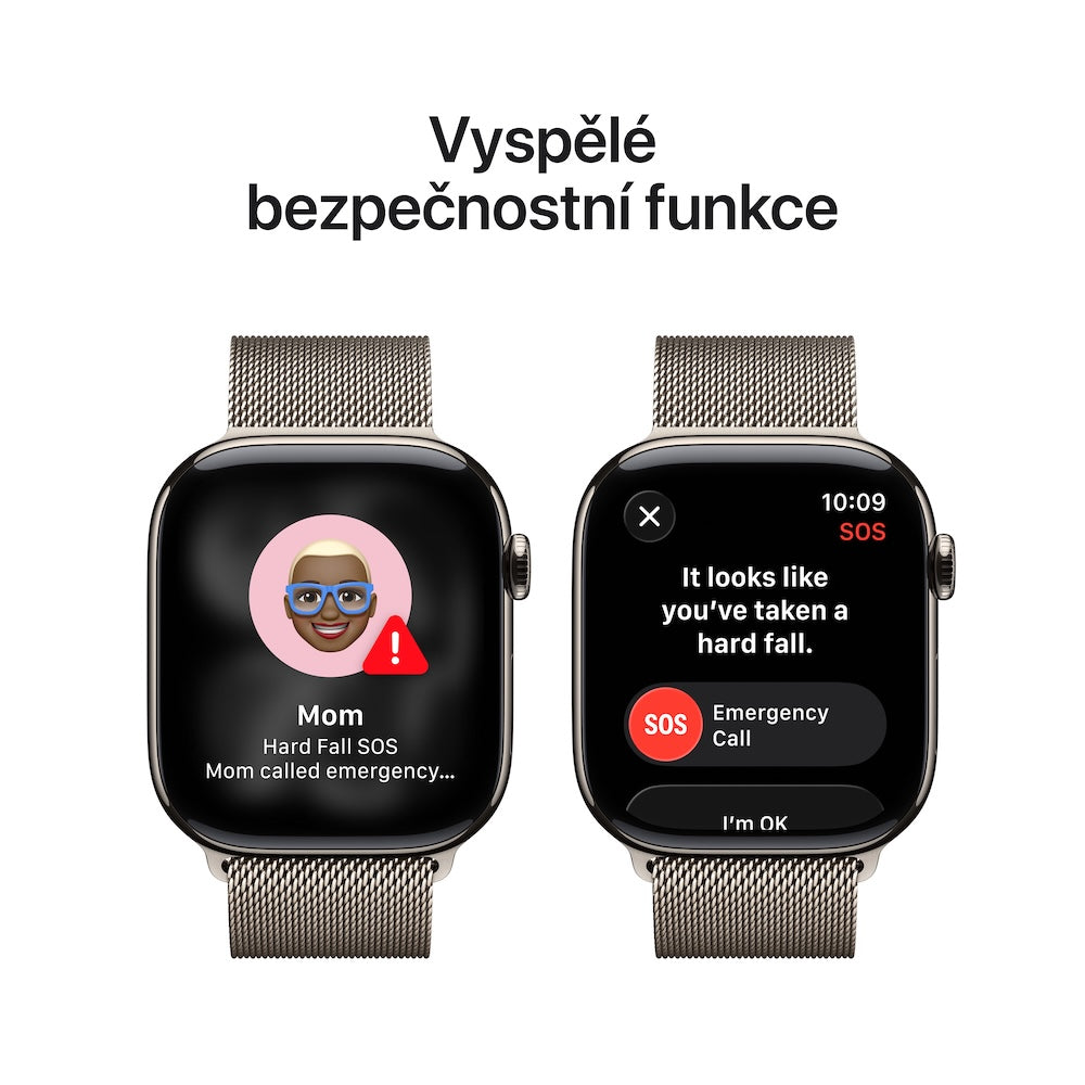 Apple Watch Series 11 GPS + Cellular 42mm přírodně titanové pouzdro s přírodně ocelovým milánským tahem - iSTYLE CZ
