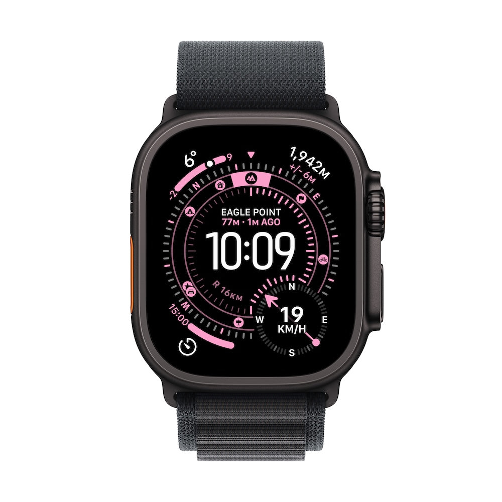 Apple Watch Ultra 3 GPS + Cellular 49mm černě titanové pouzdro s černým alpským tahem - M - iSTYLE CZ