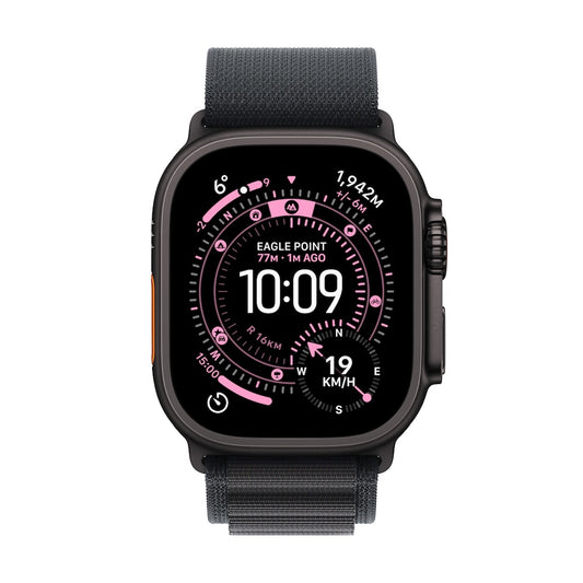 Apple Watch Ultra 3 GPS + Cellular 49mm černě titanové pouzdro s černým alpským tahem - M - iSTYLE CZ