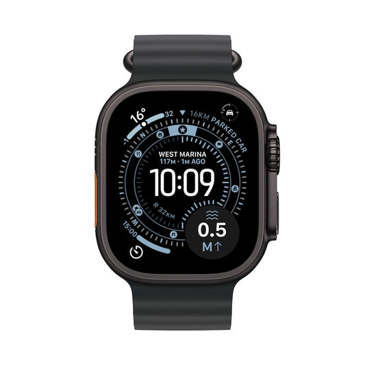 Apple Watch Ultra 3 GPS + Cellular 49mm černě titanové pouzdro s černým oceánským řemínkem - iSTYLE CZ