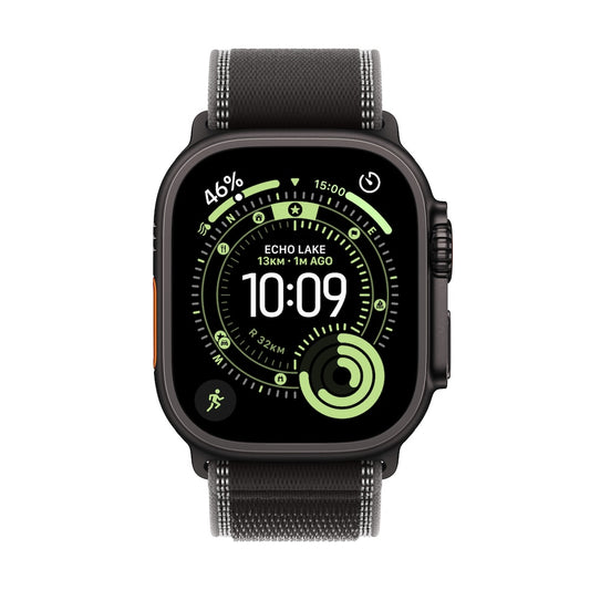 Apple Watch Ultra 3 GPS + Cellular 49mm černě titanové pouzdro s černě/ulovým trailovým tahem - M/L - iSTYLE CZ