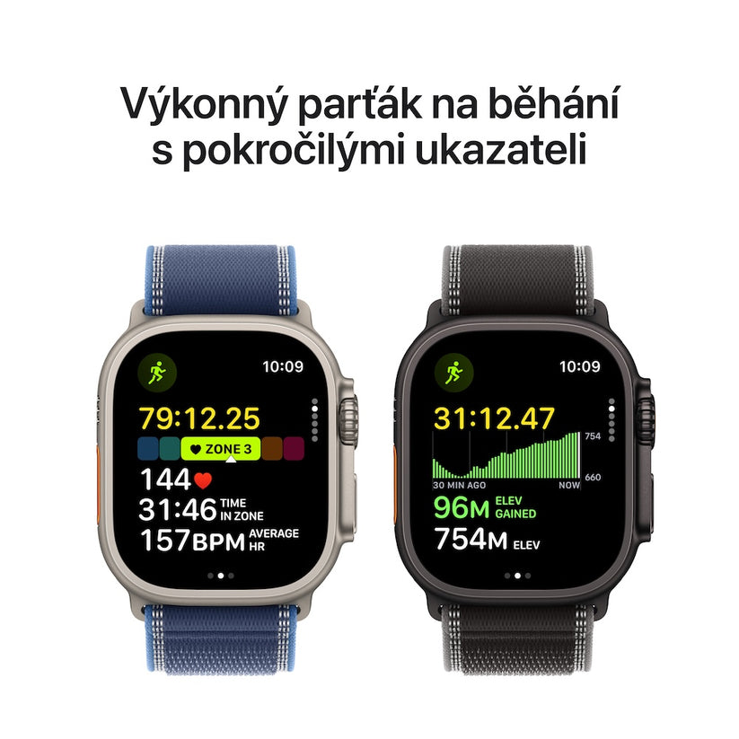 Apple Watch Ultra 3 GPS + Cellular 49mm přírodně titanové pouzdro s přírodně titanovým milánským tahem z titanu - S - iSTYLE CZ