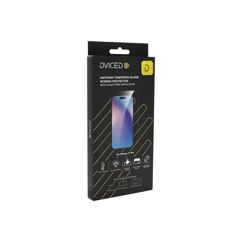 Ochranné sklo Dviced AntiHeat pro iPhone 17 Pro s bezprašným aplikátorem - iSTYLE CZ