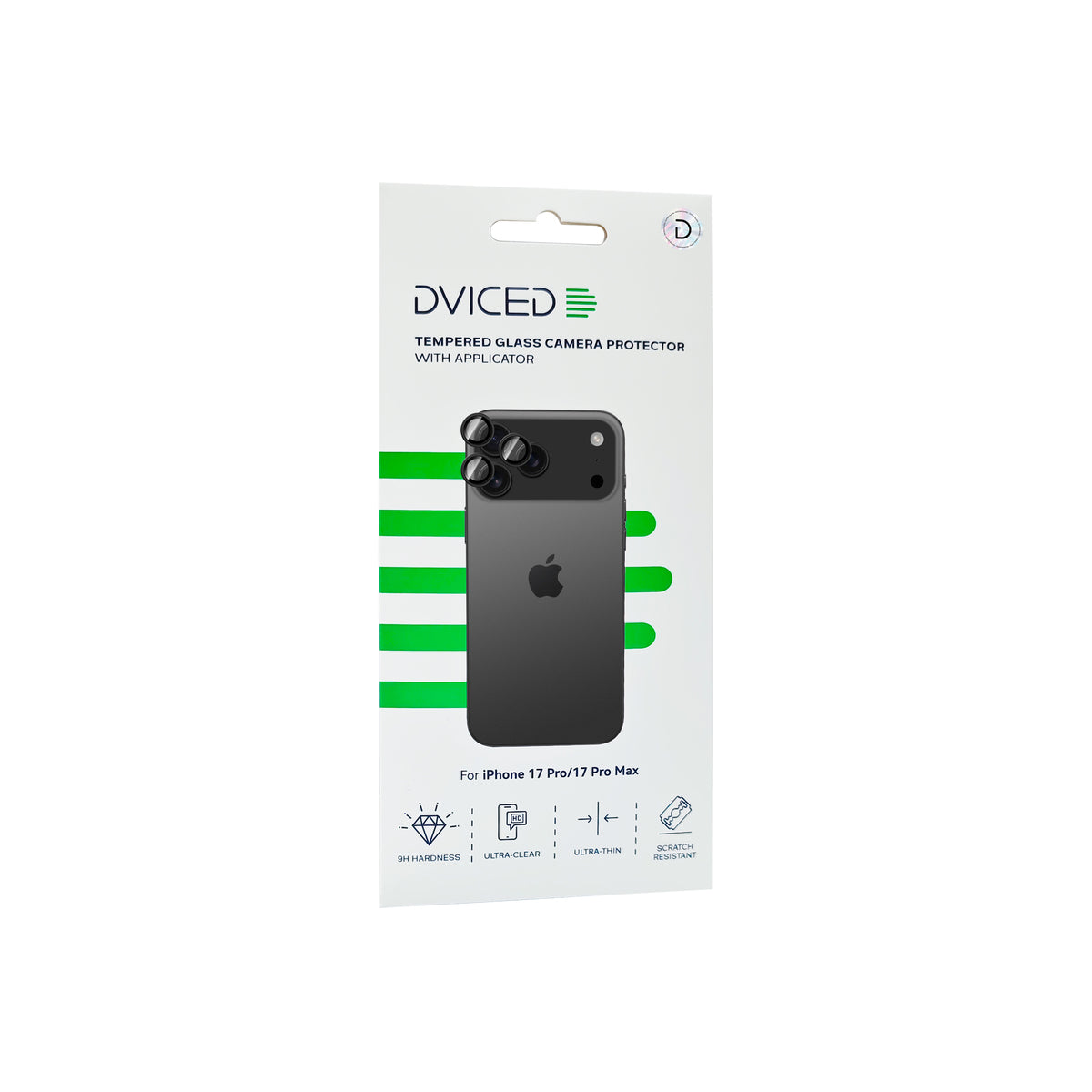 Ochranné sklo kamery pro iPhone 17 Pro/Pro Max Dviced s aplikátorem - iSTYLE CZ