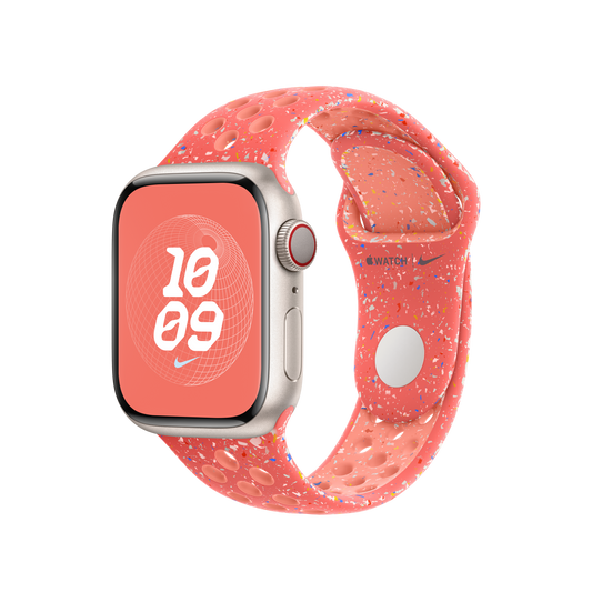 Apple Watch 38/40/41 mm žhavě oranžový sportovní řemínek Nike – S/M - iSTYLE CZ