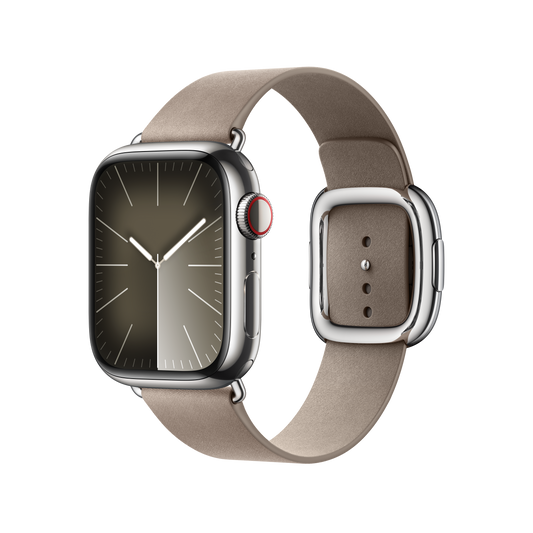 Apple Watch 38/40/41 mm Žlutohnědý řemínek s moderní přezkou – střední - iSTYLE CZ