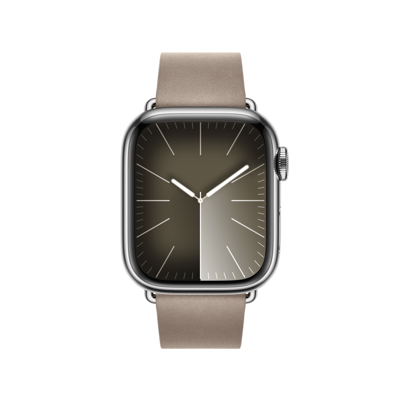 Apple Watch 38/40/41 mm Žlutohnědý řemínek s moderní přezkou – střední - iSTYLE CZ