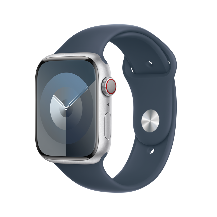 Apple Watch 42/44/45/49 mm bouřkově modrý sportovní řemínek – S/M - iSTYLE CZ