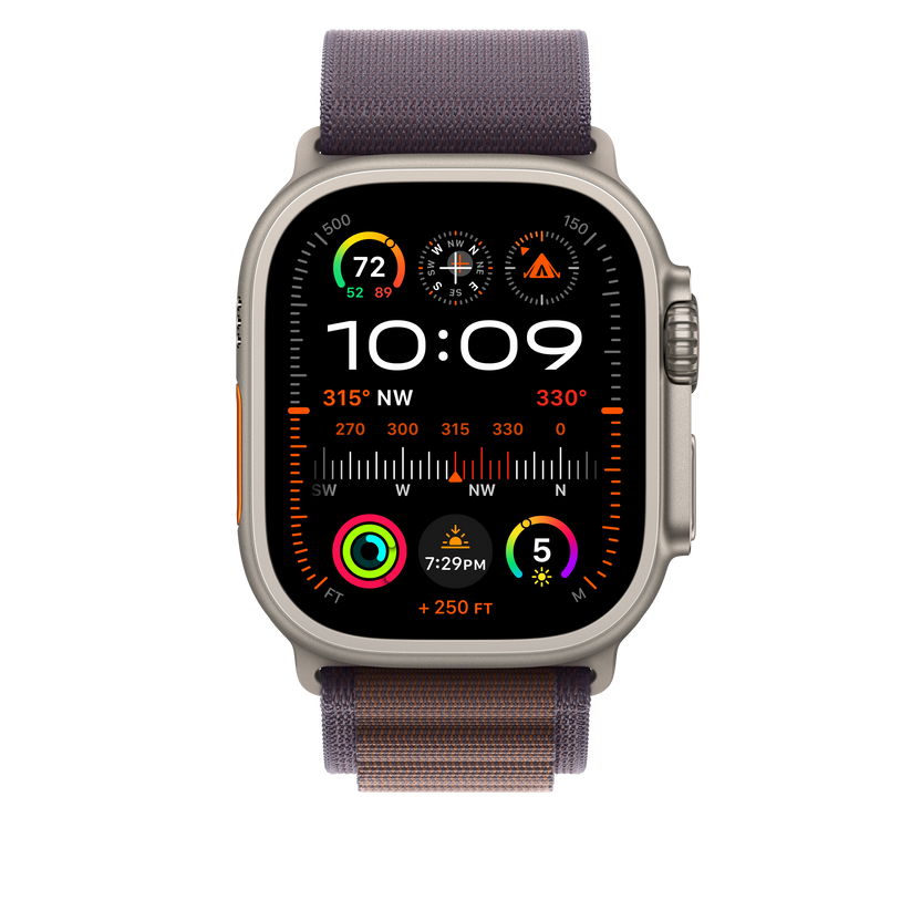 Apple Watch 44/45/49 mm indigový Alpský tah – velký - iSTYLE CZ