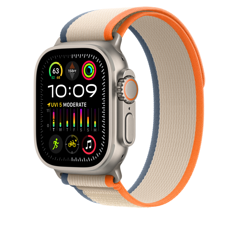 Apple Watch 44/45/49 mm oranžovo-béžový Trailový tah – S/M - iSTYLE CZ