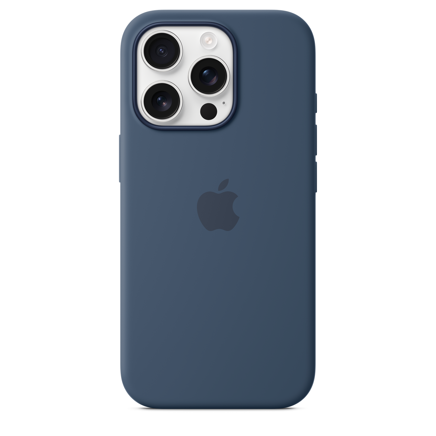 Apple silikonový kryt s MagSafe na iPhone 16 Pro - denimový - iSTYLE CZ