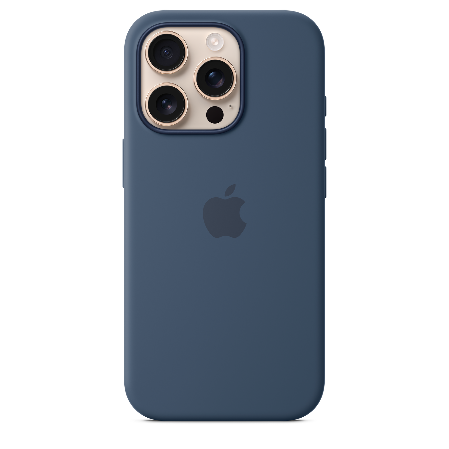 Apple silikonový kryt s MagSafe na iPhone 16 Pro - denimový - iSTYLE CZ