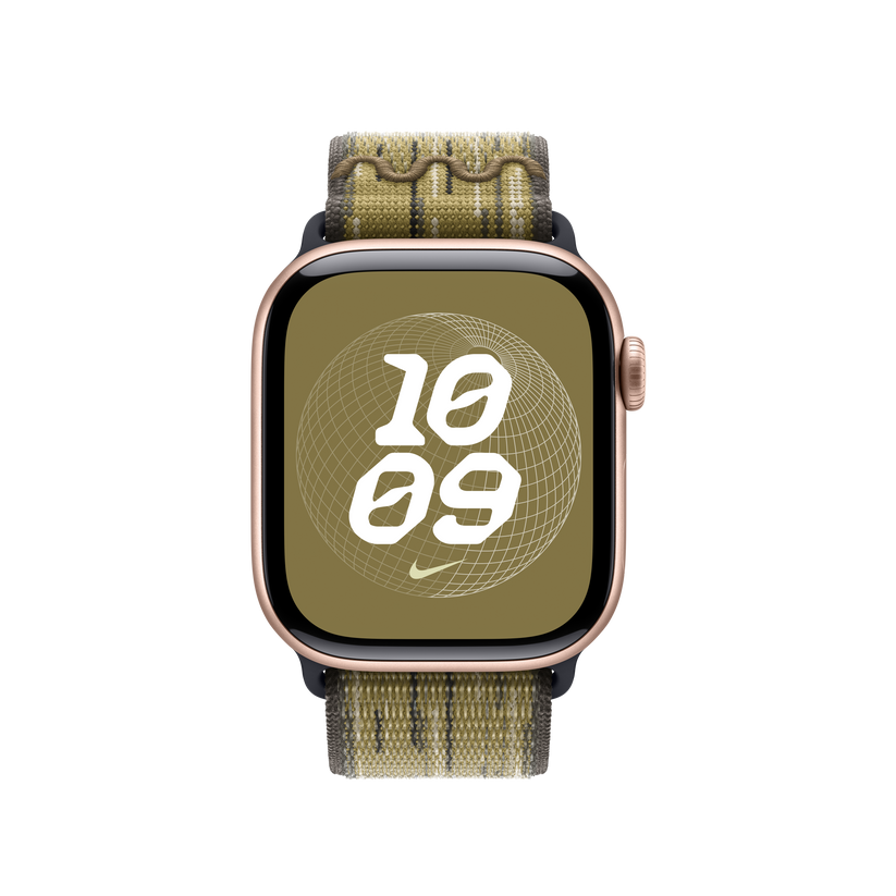 Apple Watch 38/40/41mm zeleno-šedý provlékací sportovní řemínek Nike - iSTYLE CZ