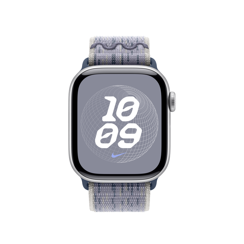 Apple Watch 38/40/41mm šedo-modrý provlékací sportovní řemínek Nike - iSTYLE CZ