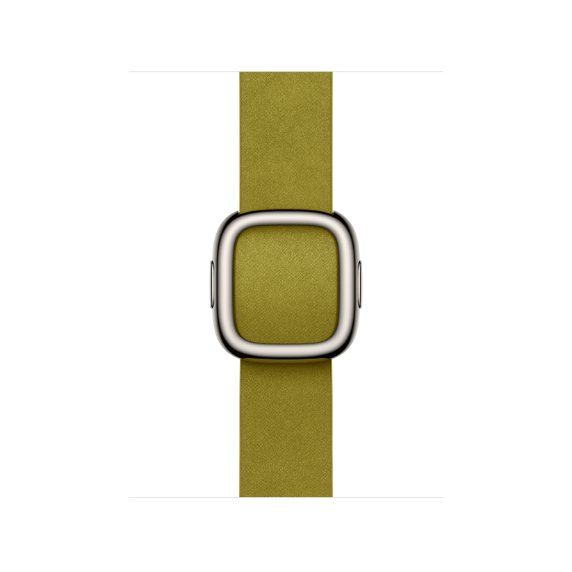 Apple Watch 38/40/41/42mm zelenožlutý řemínek s moderní přezkou – velký - iSTYLE CZ