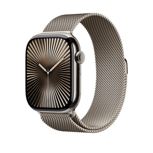 Apple Watch 44/45/46/49mm přírodní milánský tah – S/M - iSTYLE CZ