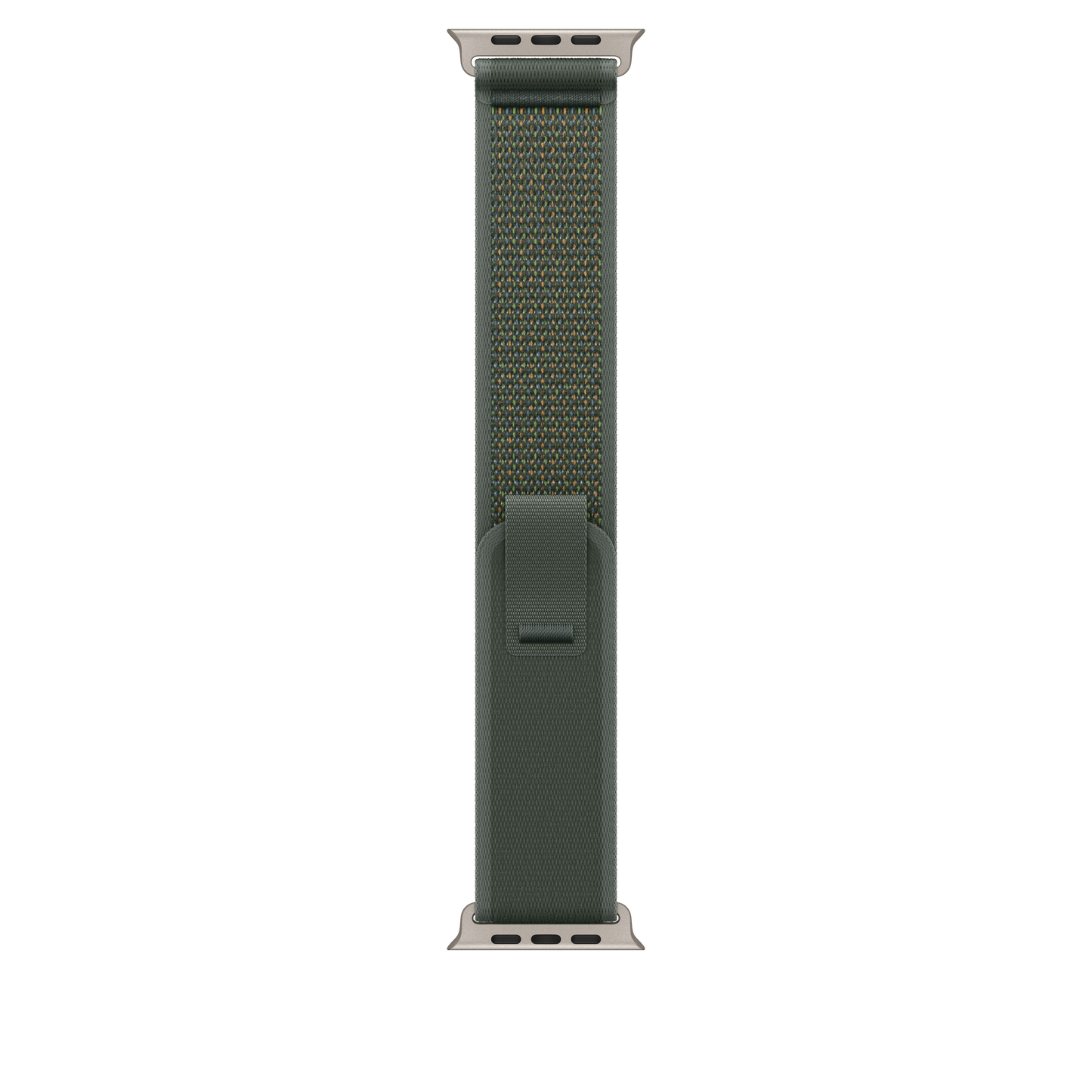Apple Watch 44/45/46/49mm zelený Trailový tah – M/L – provedení z přírodního titanu - iSTYLE CZ