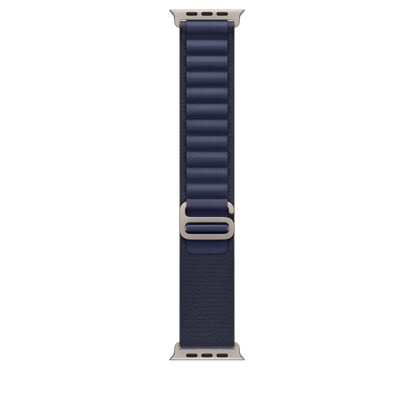 Apple Watch 44/45/46/49mm námořnicky modrý Alpský tah – velký – provedení z přírodního titanu - iSTYLE CZ