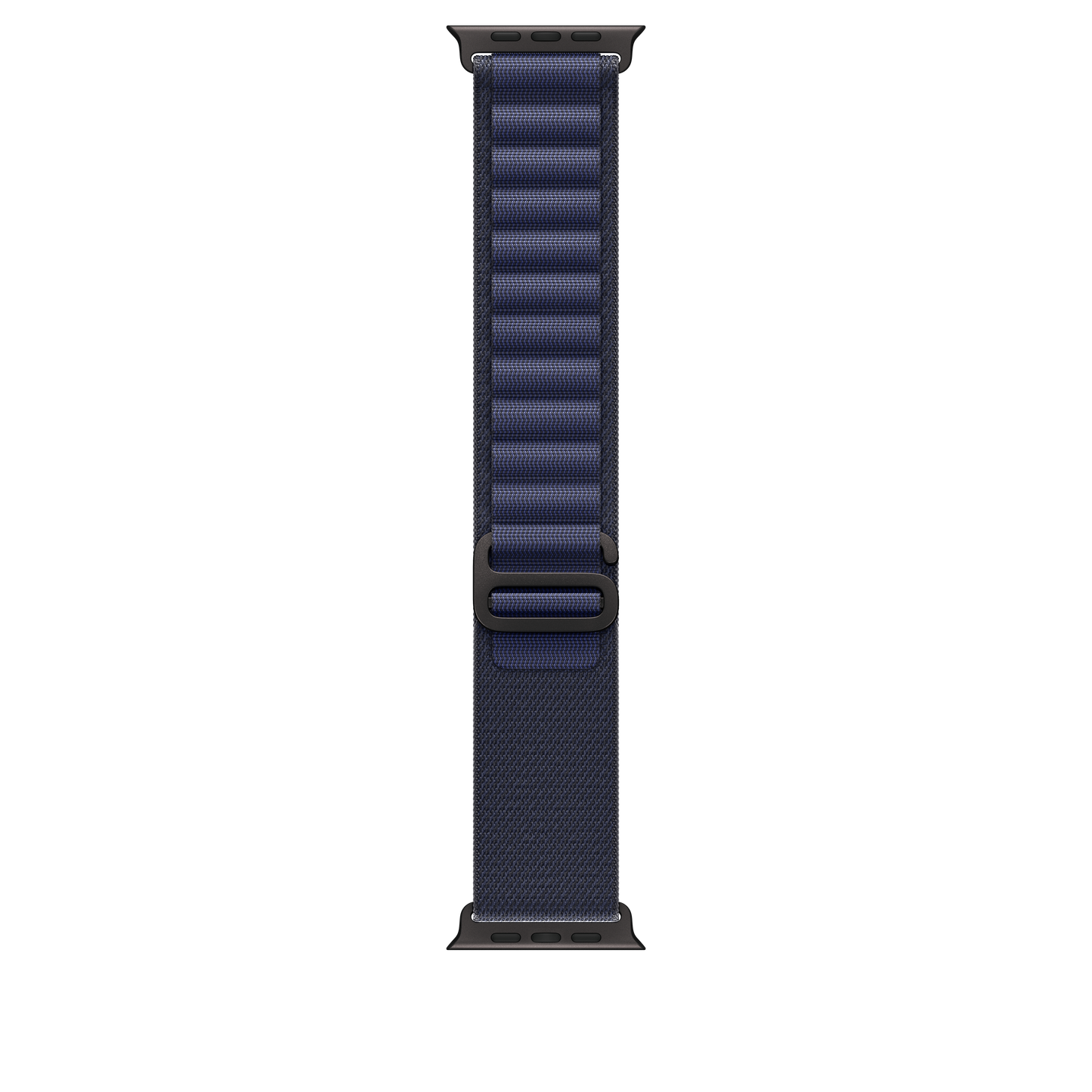 Apple Watch 44/45/46/49mm námořnicky modrý Alpský tah – malý – provedení z černého titanu - iSTYLE CZ