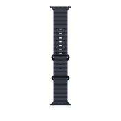 Apple Watch 44/45/46/49mm námořnicky modrý Oceánský řemínek – provedení z černého titanu - iSTYLE CZ