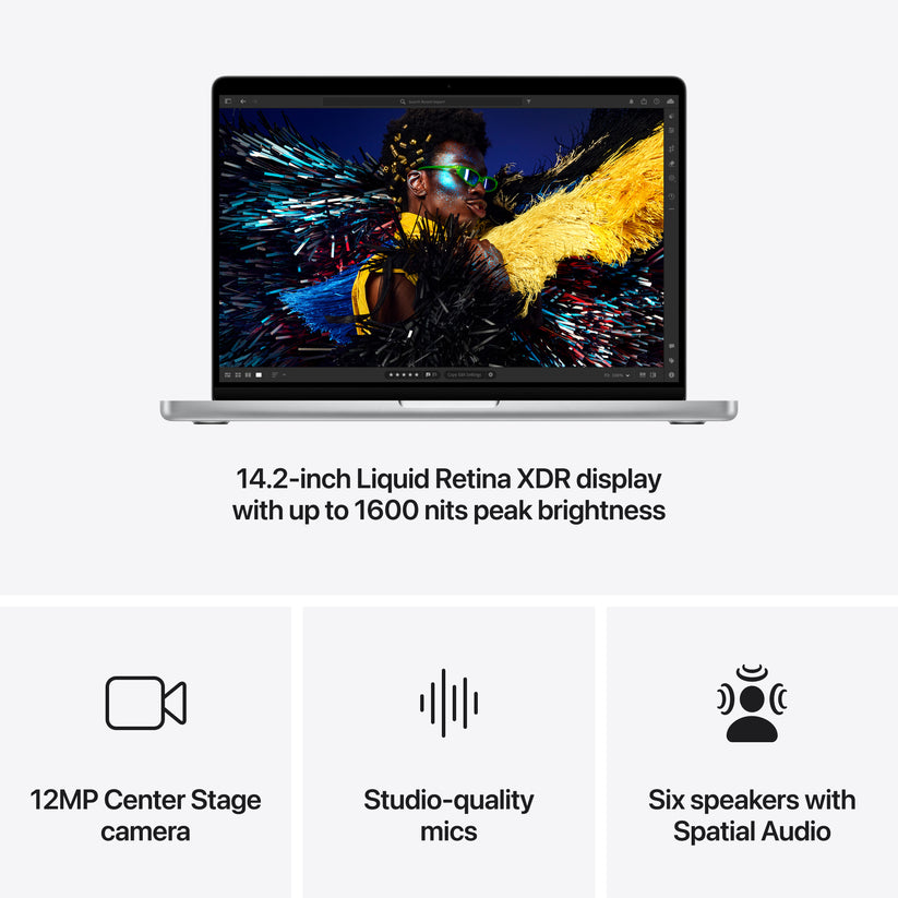 MacBook Pro 14,2", Apple M4 Max 14jádrové CPU, 32jádrové GPU, 36GB, 1TB SSD, CZ - stříbrný - iSTYLE CZ