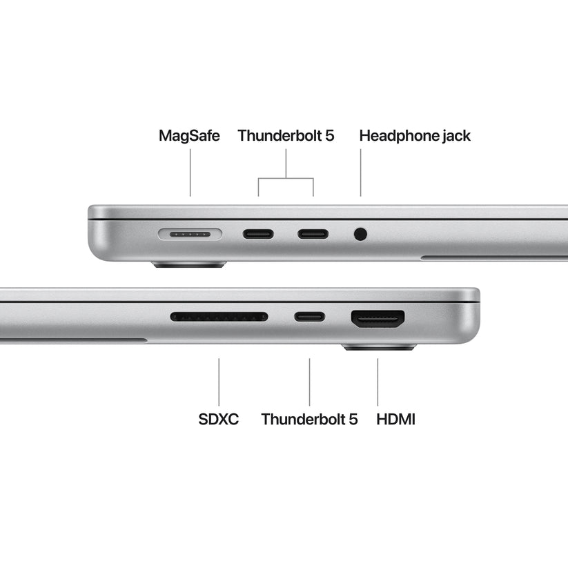 MacBook Pro 14,2", Apple M4 Max 14jádrové CPU, 32jádrové GPU, 36GB, 1TB SSD, CZ - stříbrný - iSTYLE CZ