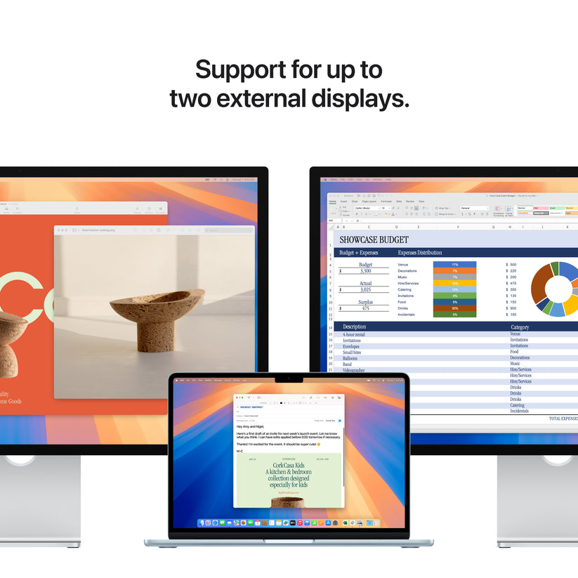 MacBook Air 13,6", Apple M4 10jádrové CPU, 8jádrové GPU, 16GB, 256GB SSD, CZ - blankytně modrý - iSTYLE CZ