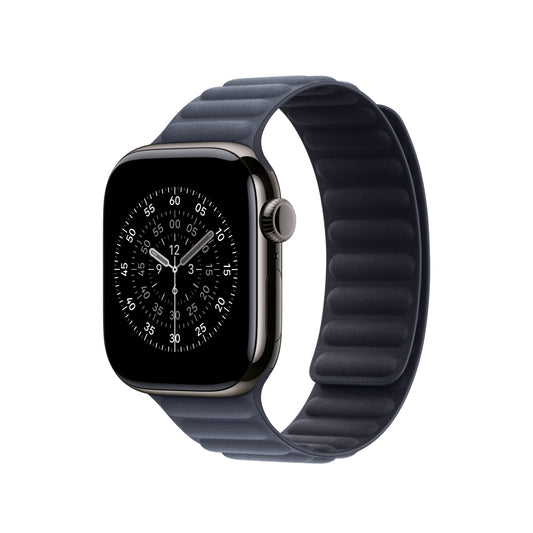 Řemínek pro Apple Watch 38/40/41/42 mm Apple námořnicky modrý magnetický tah - M/L - iSTYLE CZ