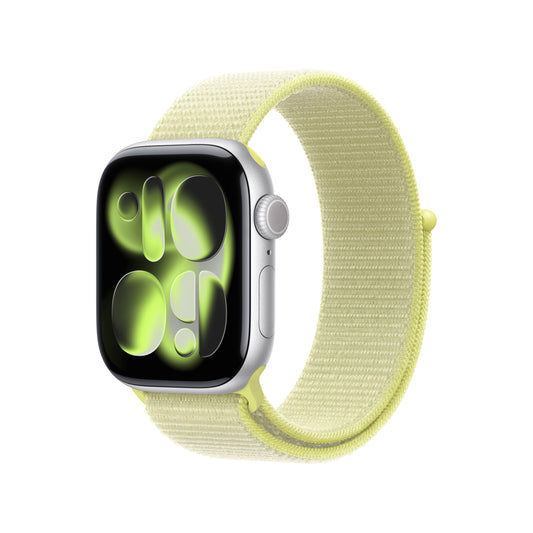Řemínek pro Apple Watch 38/40/41/42 mm Apple neonově žlutý provlékací sportovní - iSTYLE CZ