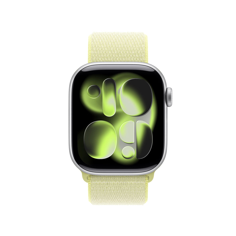 Řemínek pro Apple Watch 38/40/41/42 mm Apple neonově žlutý provlékací sportovní - iSTYLE CZ