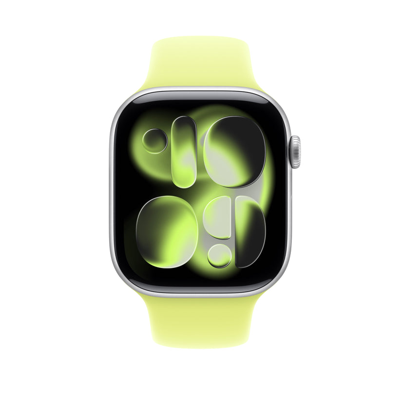 Řemínek pro Apple Watch 44/45/46/49 mm Apple neonově žlutý sportovní - S/M - iSTYLE CZ