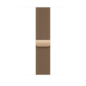 Řemínek pro Apple Watch 44/45/46/49 mm Apple zlatý milánský tah - S/M - iSTYLE CZ