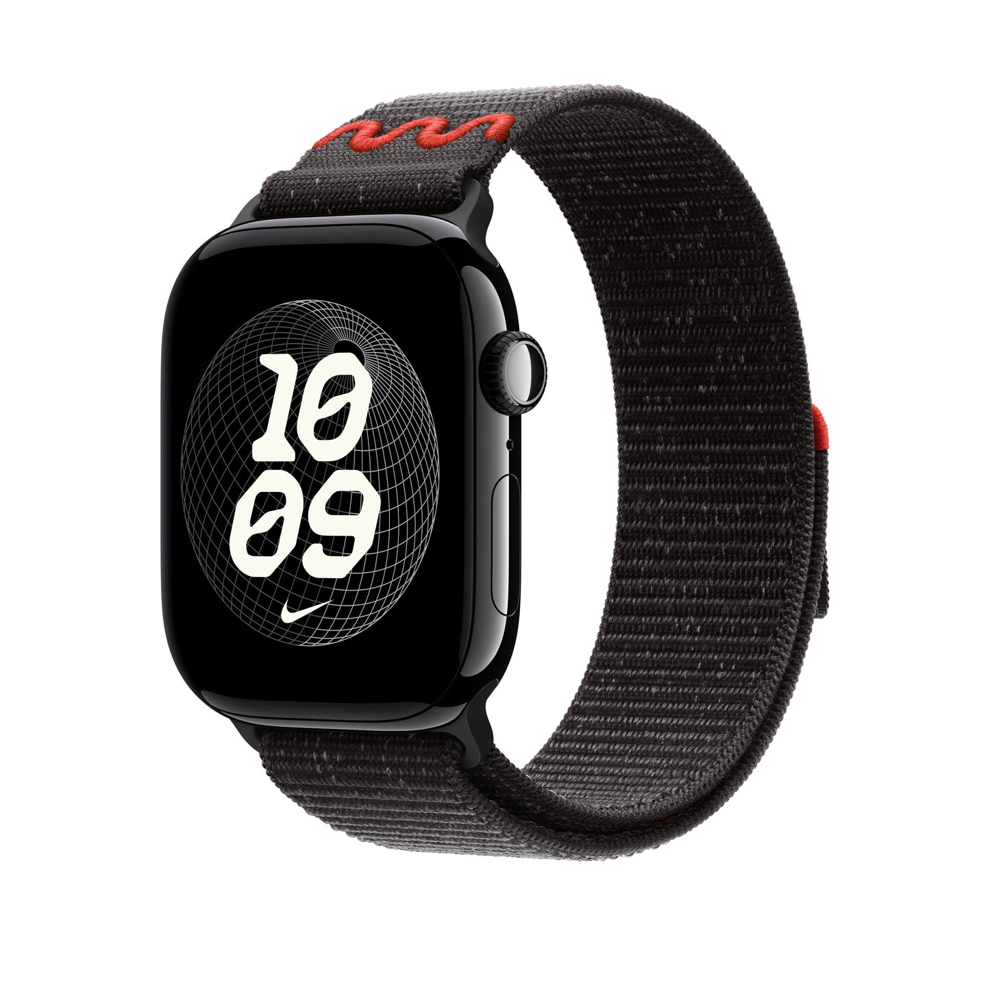 Řemínek pro Apple Watch 44/45/46/49 mm Apple Midnight Black provlékací sportovní Nike - iSTYLE CZ