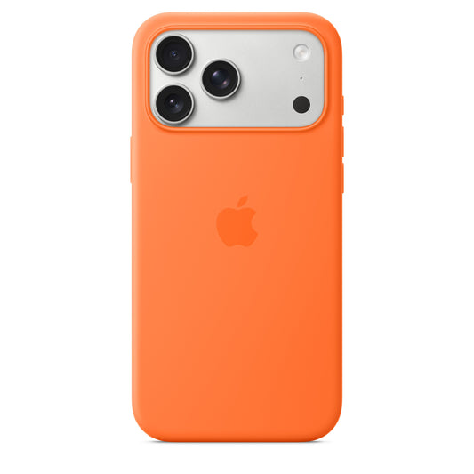 Silikonový kryt na iPhone 17 Pro Max Apple s MagSafe - oranžový - iSTYLE CZ
