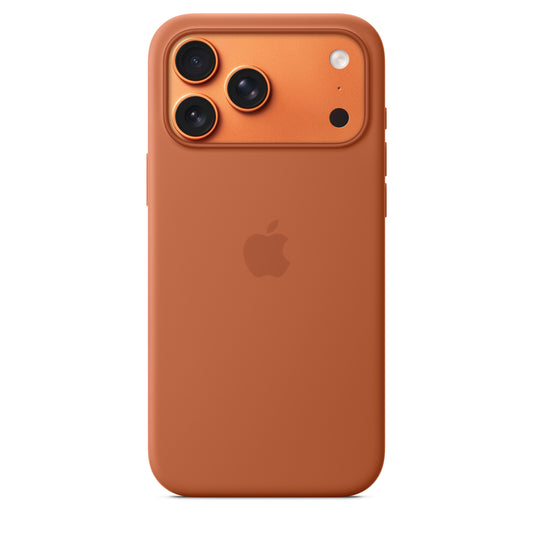 Silikonový kryt na iPhone 17 Pro Max Apple s MagSafe - terakotový - iSTYLE CZ
